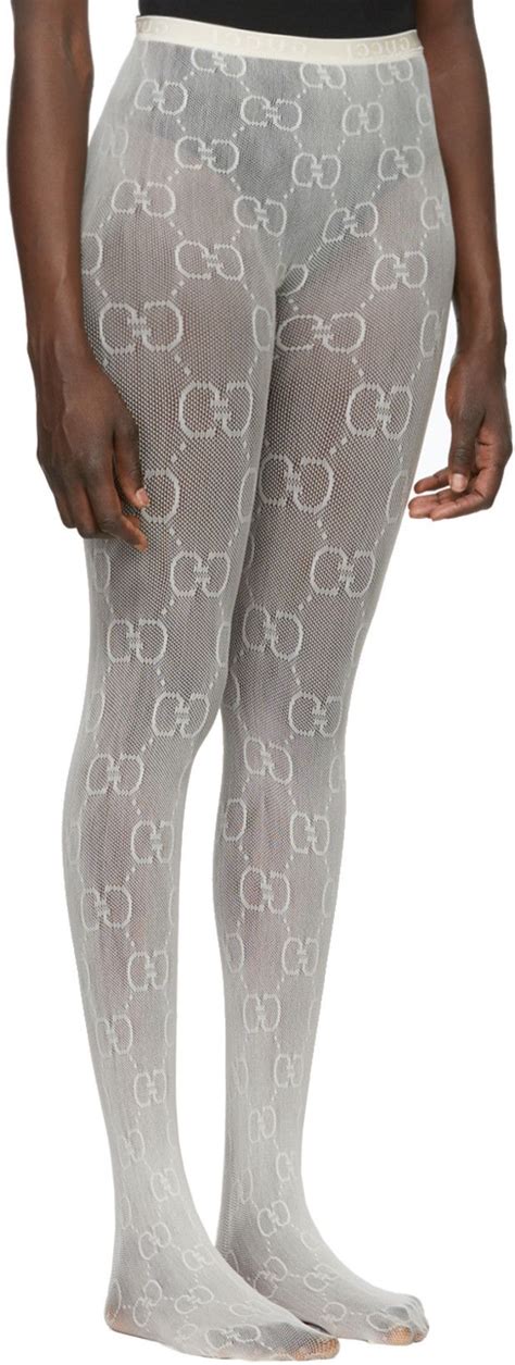 white Gucci tights